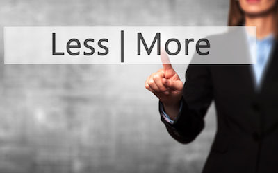 Less is More and More is Less
