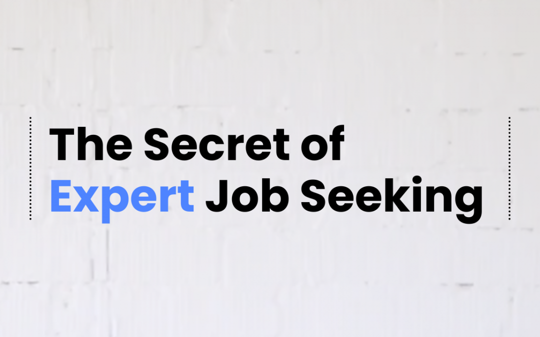 Video: The Secret of Expert Job Seeking